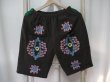 画像1: Leh / FLOWER NEEDLEWORK HALF PANTS (1)